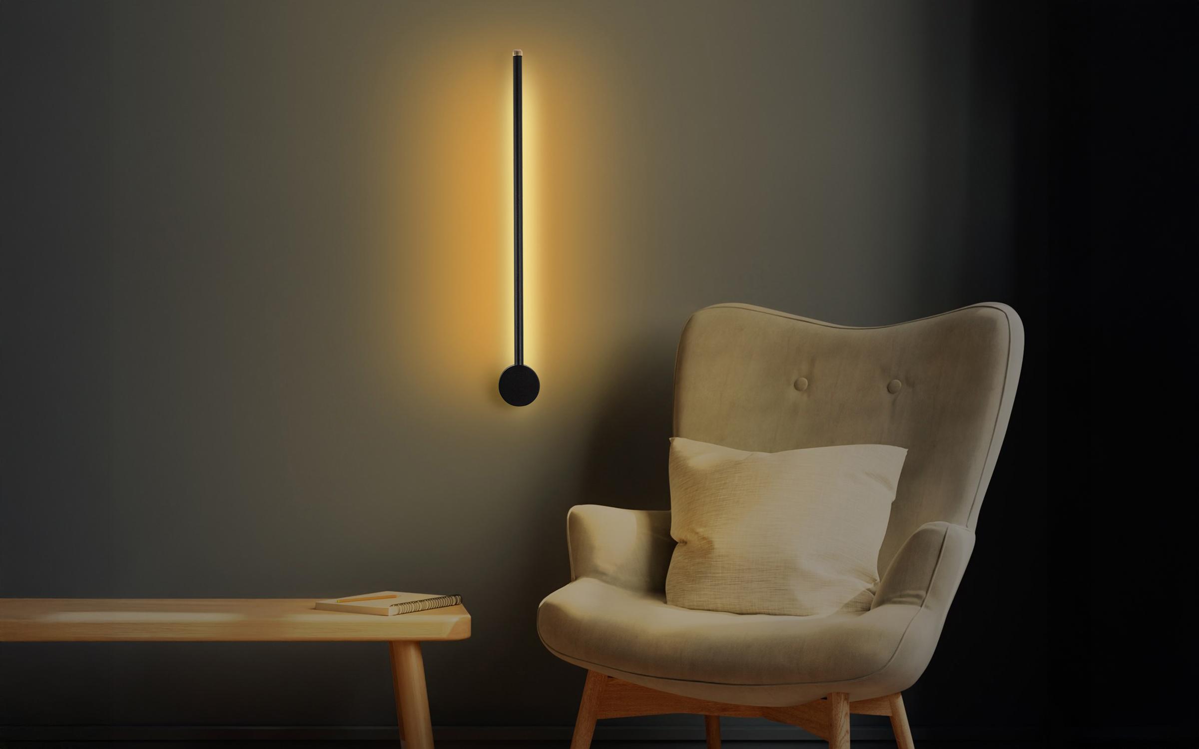 Wall lamp Sword, black  2